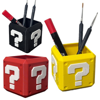 Super Mario Bros Pen Holder Anime School Stationery Pencil Storage Box Desktop Makeup Brushes Organizer Office Supplies Gifts