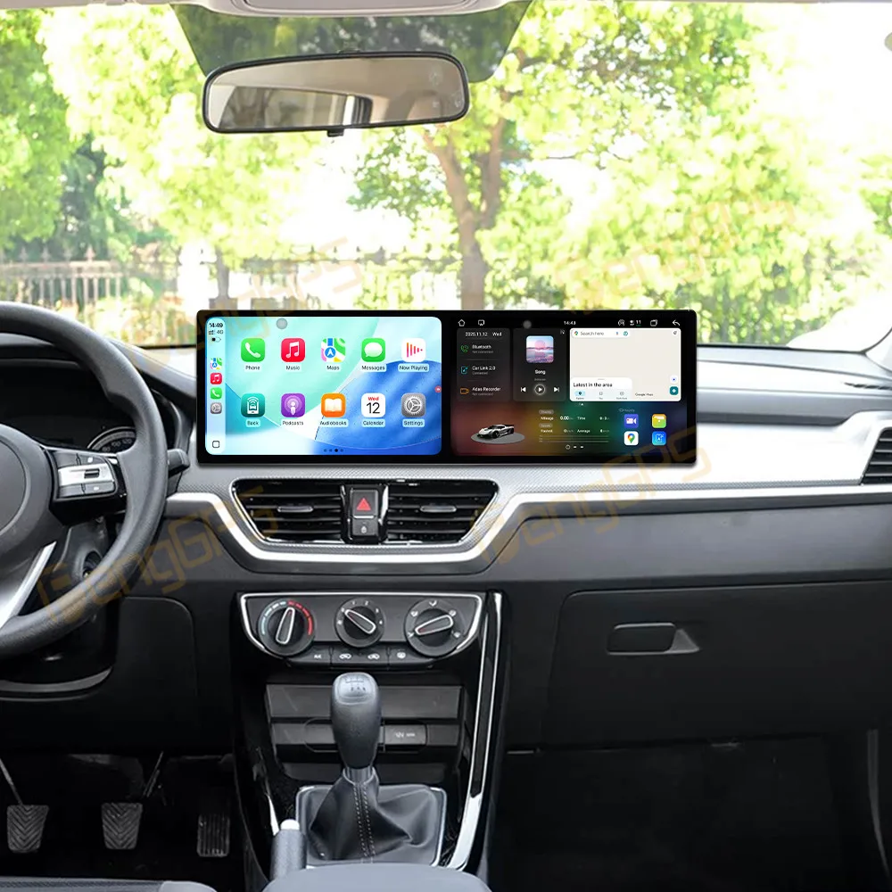 Dual 10.1 Inch Screen Car Radio For Kia Sportage 2018-2019 Android 15 Multimedia Player GPS Navigation Auto DSP Stereo Carplay view 4