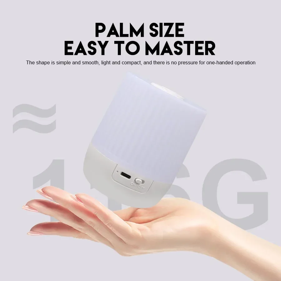 Rechargeable Portable Camping Light w/3 Modes,Stepless Dimming,360° Even LED Light,No Flicker,Night Lamp,Bedroom,Hanging Hook