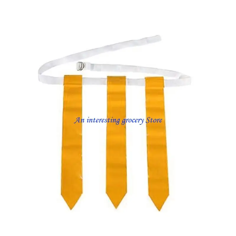 652D Soccer Waist Flags Football Belt Football Flags Belt Adjustable Soccer Flags