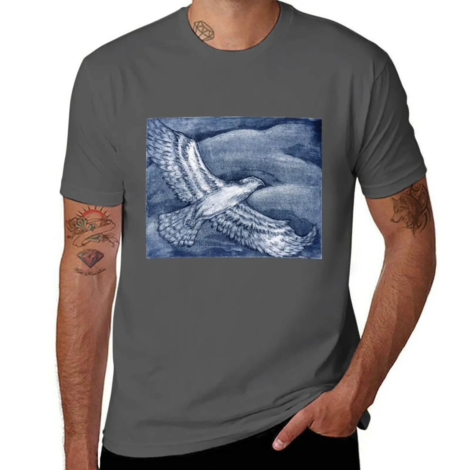 

As Above (Osprey Etching) T-Shirt shirts graphic blue archive anime shirt funny gifts mens graphic t-shirts
