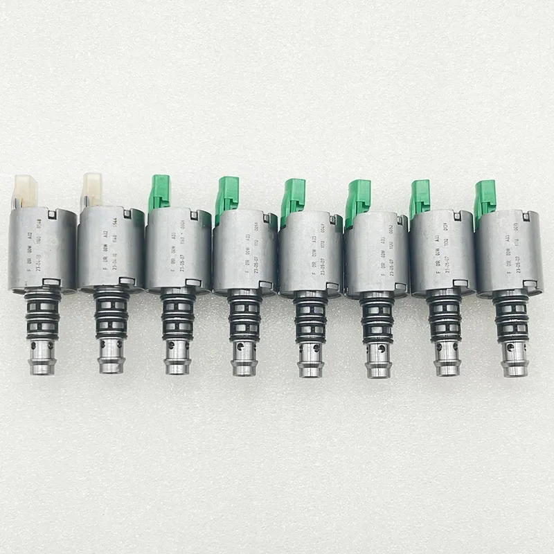 

New 0AM DQ200 Dual Clutch Transmission Valve Body Oil Pressure/shift Solenoid Valve Set Of 8PCS tools car accessories