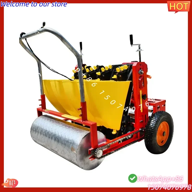 2026 Machine Labor-saving Planting Single Row Push Garlic Seeds Planter