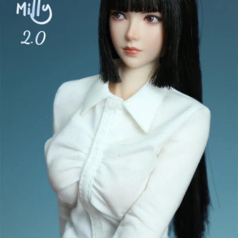 Special Offer: JKTOYS K016 1/6 Asian Beauty Head Figure K016 Millie 2.0 Moveable Eye Head Figure Head Model