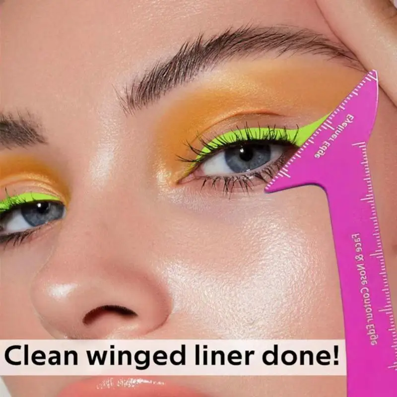 Multi Functional Eyeliner Stencil Easy Wing Tip Guide Reusable Makeup Tool for Quick Eye Makeup Application