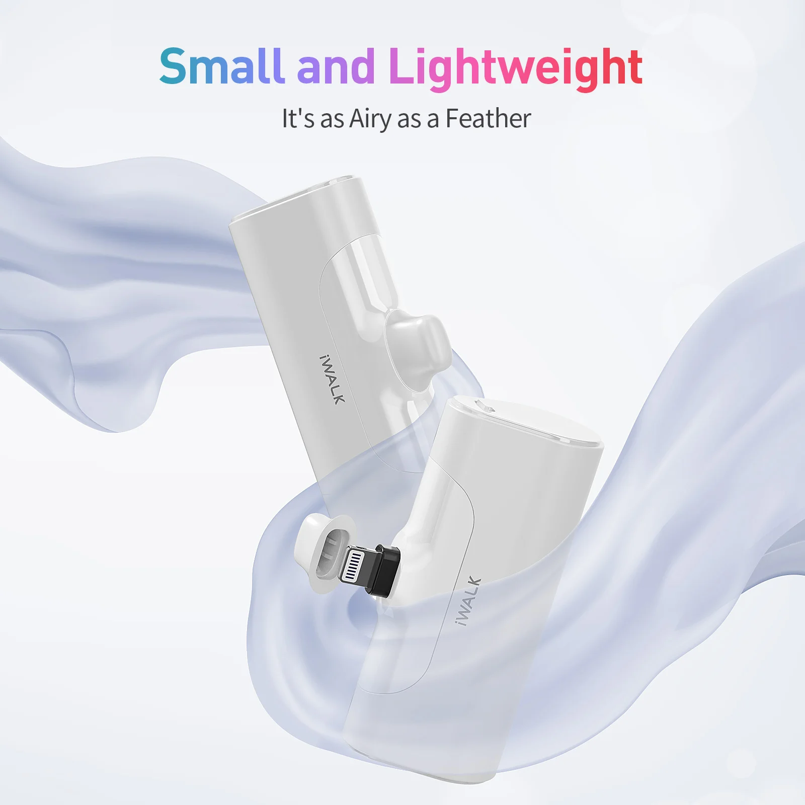 شاحن iWALK Mini المحمول بقدرة 4500 مللي أمبير في الساعة: صغير مثل أحمر الشفاه، كبير على الطاقة، مثالي لأجهزة iPhone