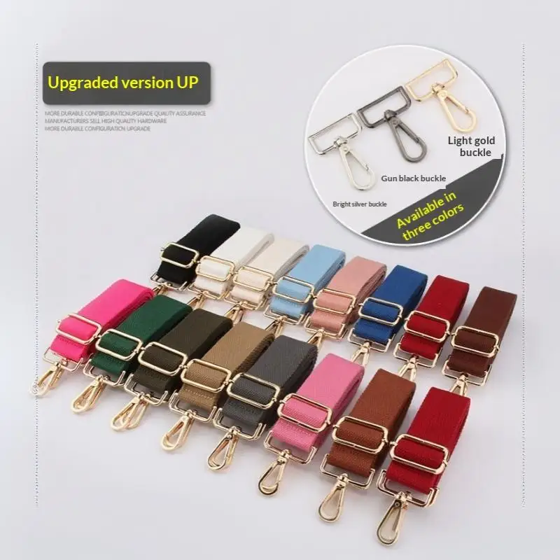 1Pcs 76-145cm Adjustable Women's Handbag Replace Shoulder Straps 38mm Wide Canvas Bag Strap Crossbody Bags Accessories