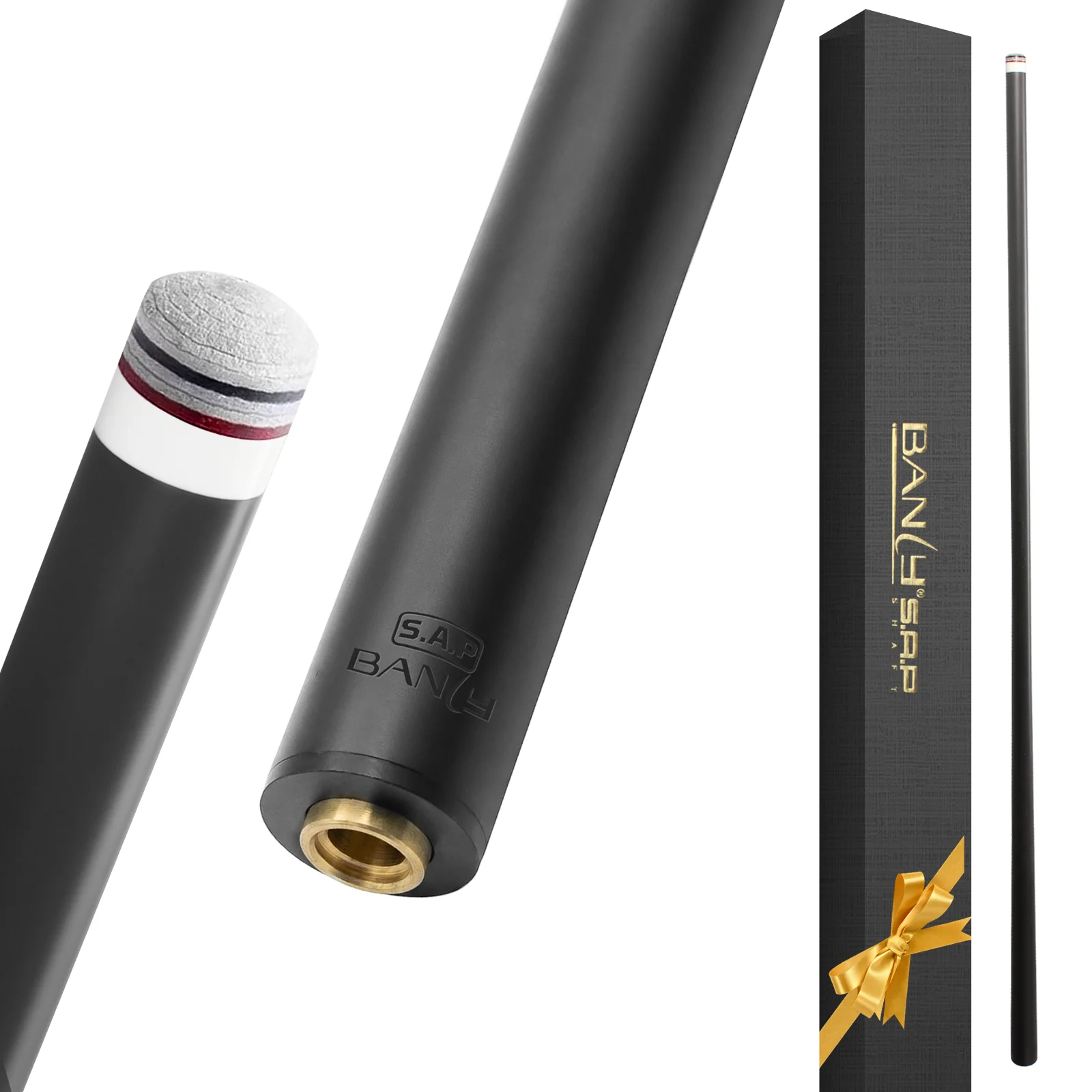 Banly 30 Inch Low Deflection Carbon Fiber Pool Cue Shaft Pro Taper 12.5mm Tip Zuma Ferrule Replacement Shaft For Billiard Game