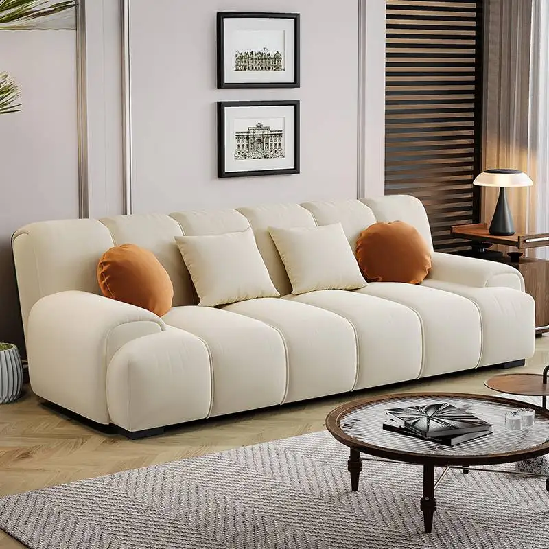 

Modern Minimalist Living Room Sofas Design L Shape Lounge Designer Couch Sofas Puffs Lazy Moveis Para Casa Home Furniture