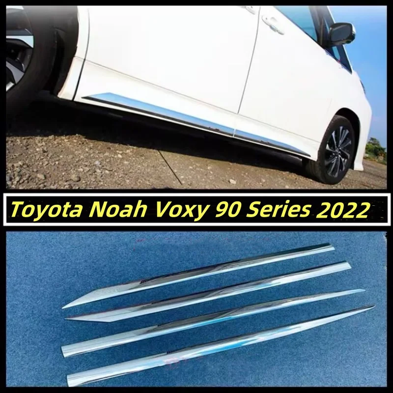 

For Toyota Noah Voxy 90 Series 2022 2023 Car Accessories Side Door Body Strip Trim Molding Decoration Stickers
