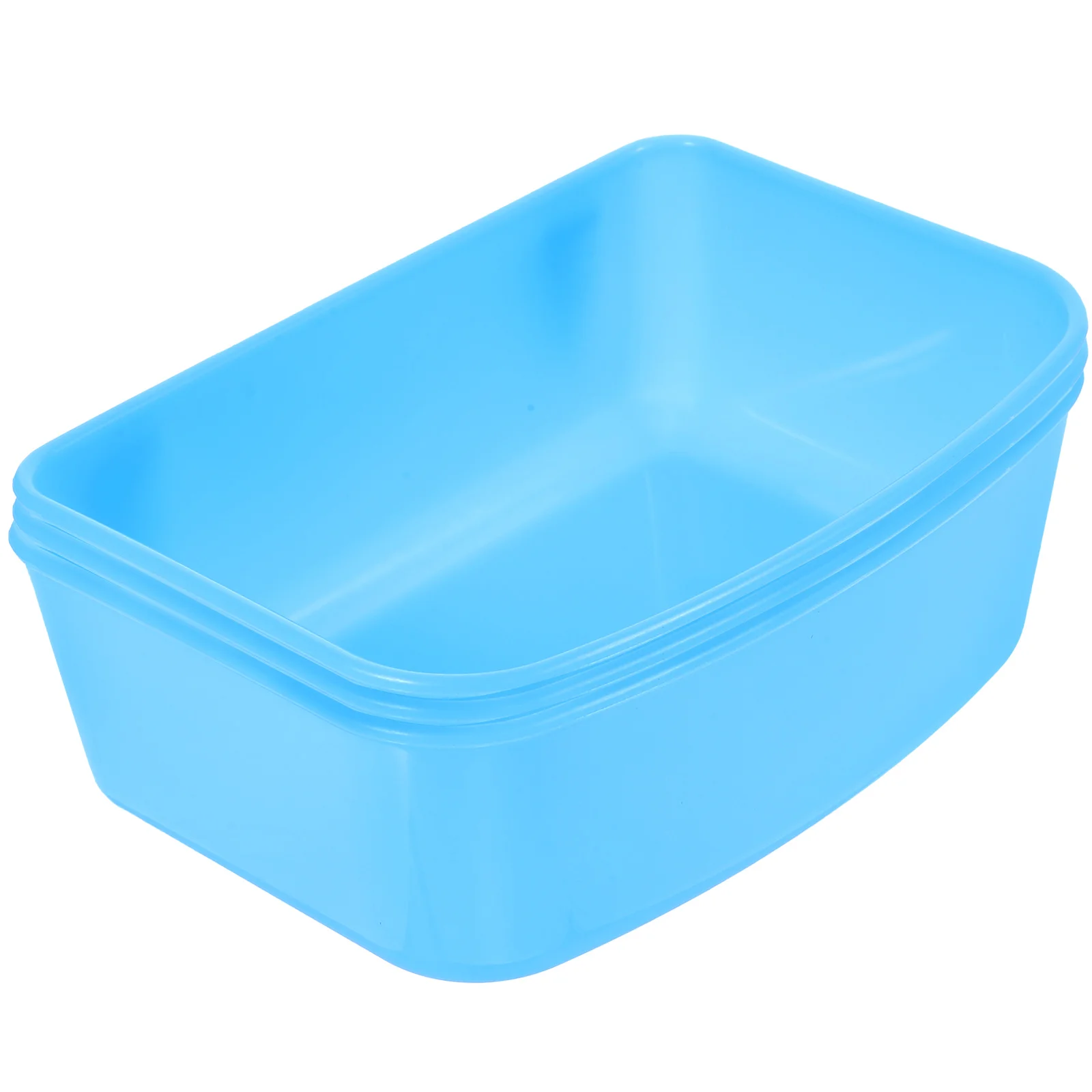 

3 Pcs Feeding Plate Drinking Water Maker Cage Bowls Feeder Bird Plastic Feeders