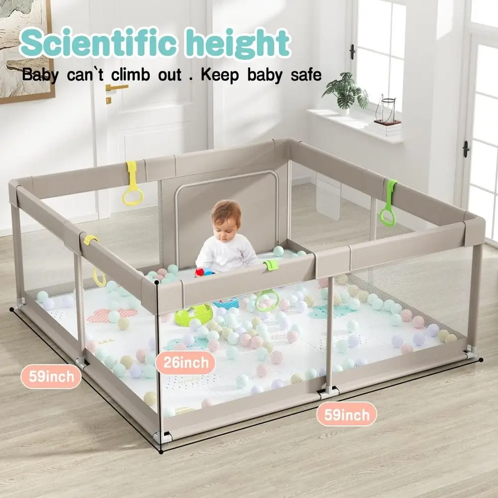 Divertimento box in plastica Anello da tiro Leggero Tinta unita Strumenti di assistenza alla camminata per bambini Accessori per box Ganci per culla