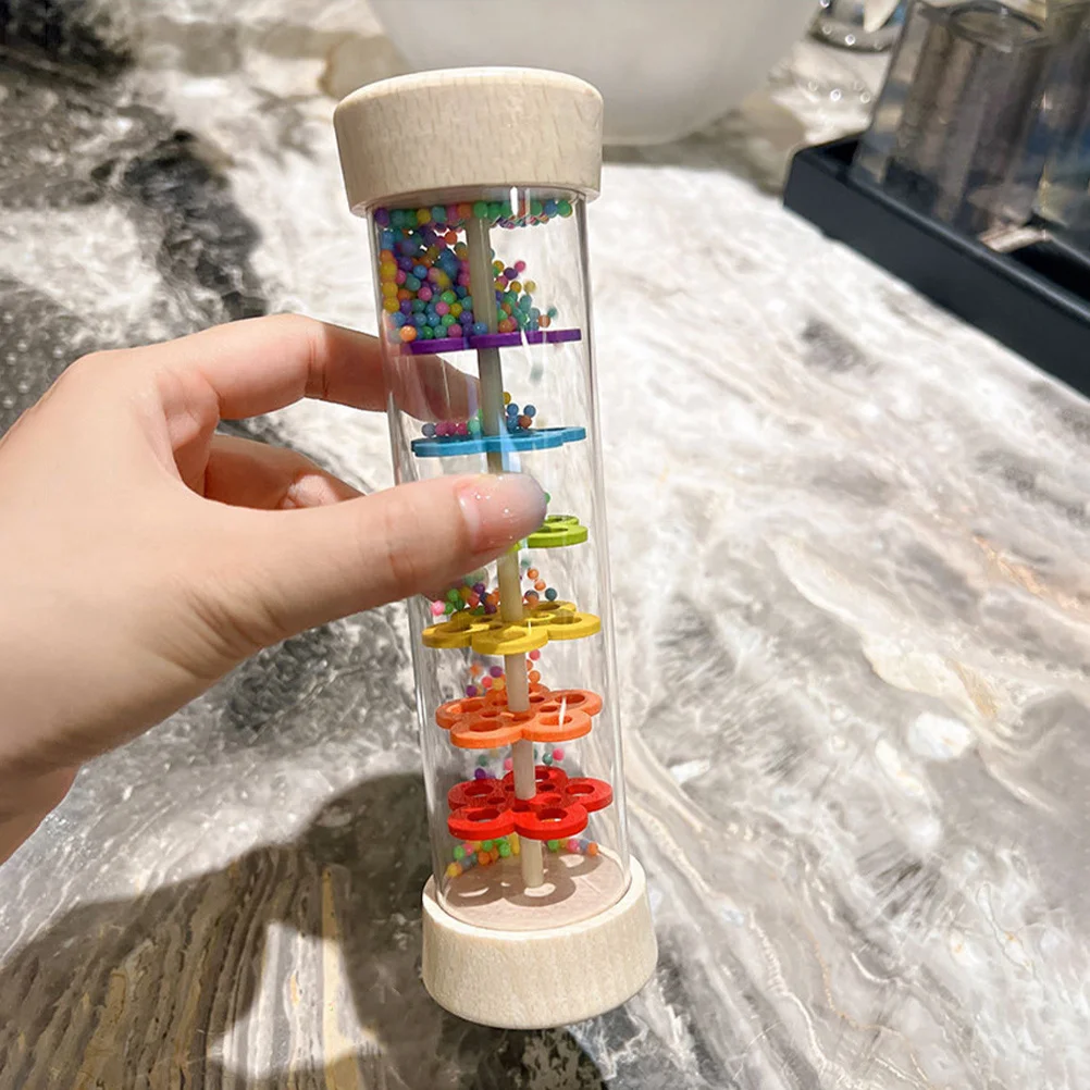 

Rain Sound Tube Instrument Musical For Cognitive Development Hearing Stimulation Color Recognition Educational