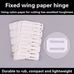 10pcs 20pcs DIy Fixed wing RC aircraft model Rudder Paper hinge Hinge Folding leaf aileron tail wing connector KT foam balsa