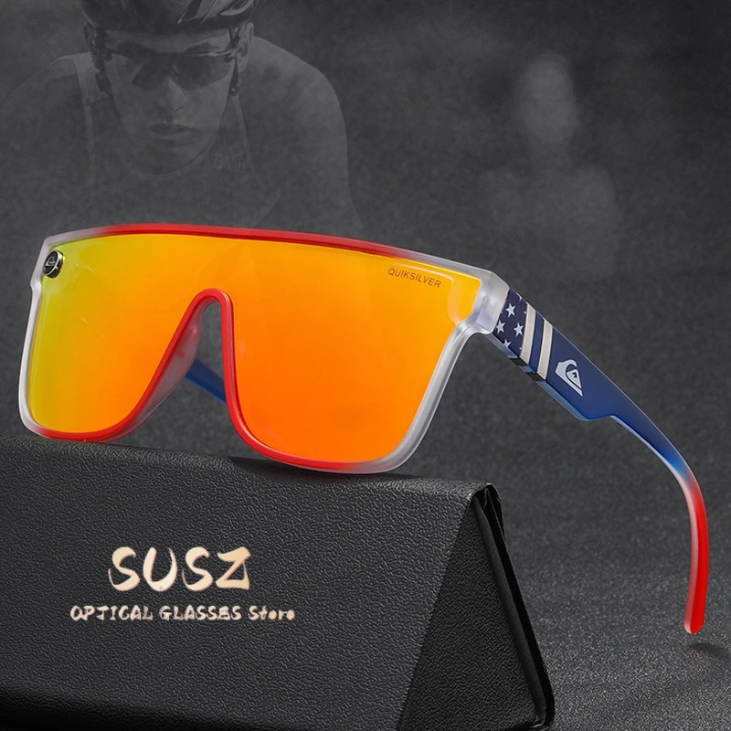 

SUSZ Polarized Sunglasses for Men Shades Lightweight TR90 Frame UV400 Protection Square Outdoor Trave Driving Sun Glasses