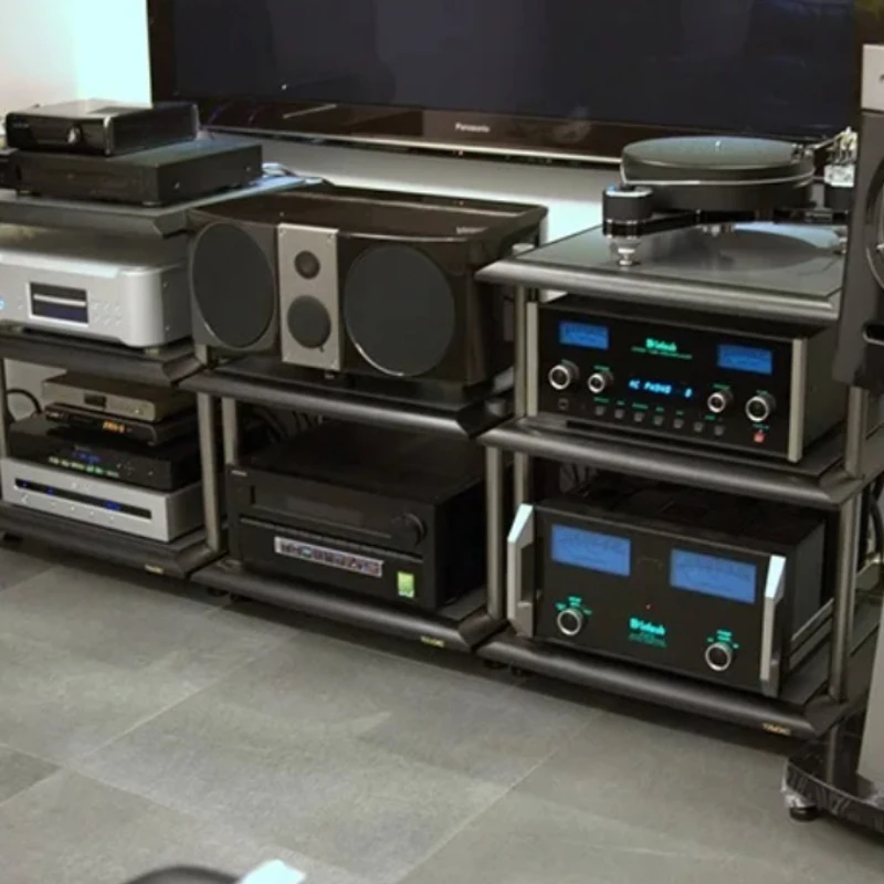 Amplifier Audio Racks Cabinet Equipment Frame Shelf Shock Absorber Isolator Feet Spikes Support