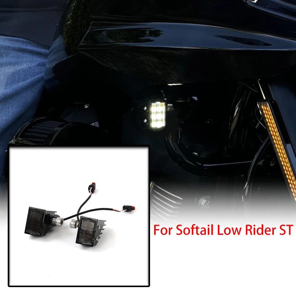 

Для Harley Softail Low Rider ST El Diablo FXRST FXLRST новый мотоцикл LOW RIDER ST HIGH-PERFORMANCE светодиодные передние TURNSIGNALS