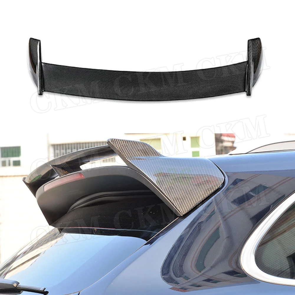 

Carbon Fiber Rear Spoiler Boot Roof Middle Wings Fit for Porsche Cayenne 958 SUV 4 Door GTS S Sport 2015 2016 2017