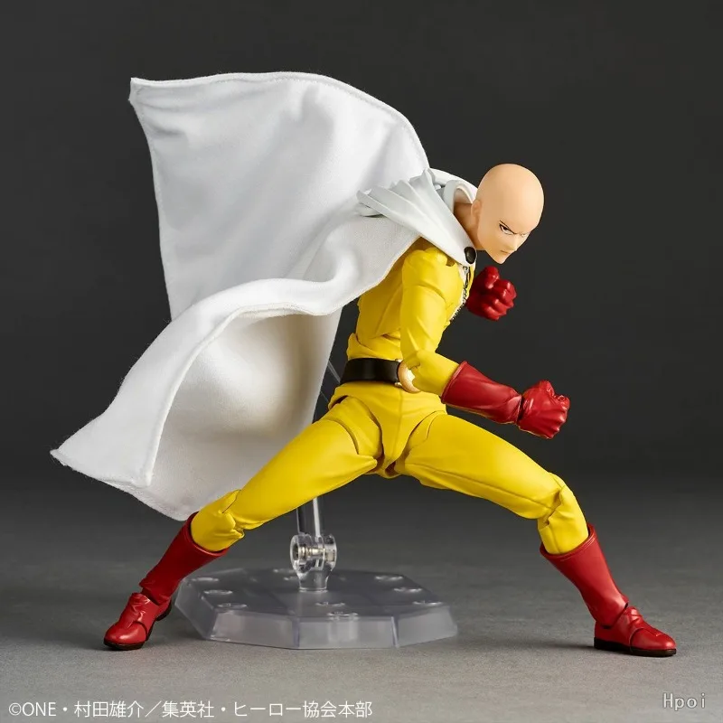 KAIYODO Originele REVOLTECH One Punch Man Serie Genos \ Saitama Action Figure Model Speelgoed Beweegbare Model Ornamenten Geschenken Voor Jongens