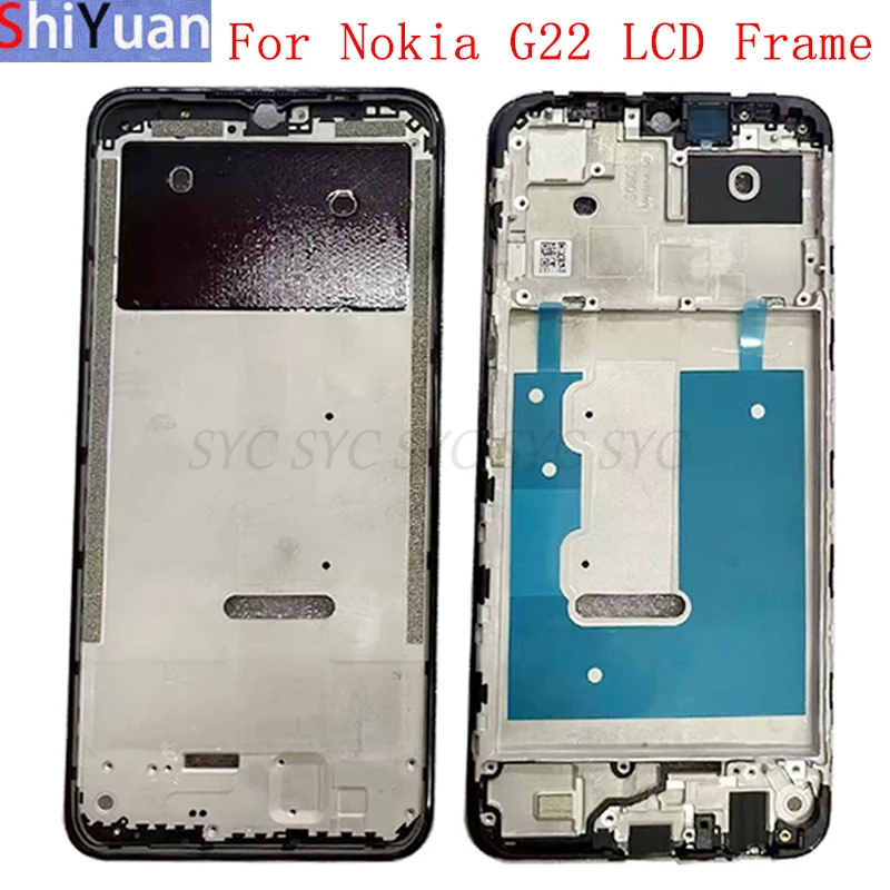 

Housing Middle Frame LCD Bezel Plate For Nokia G22 Phone Metal LCD Frame Replacement Parts