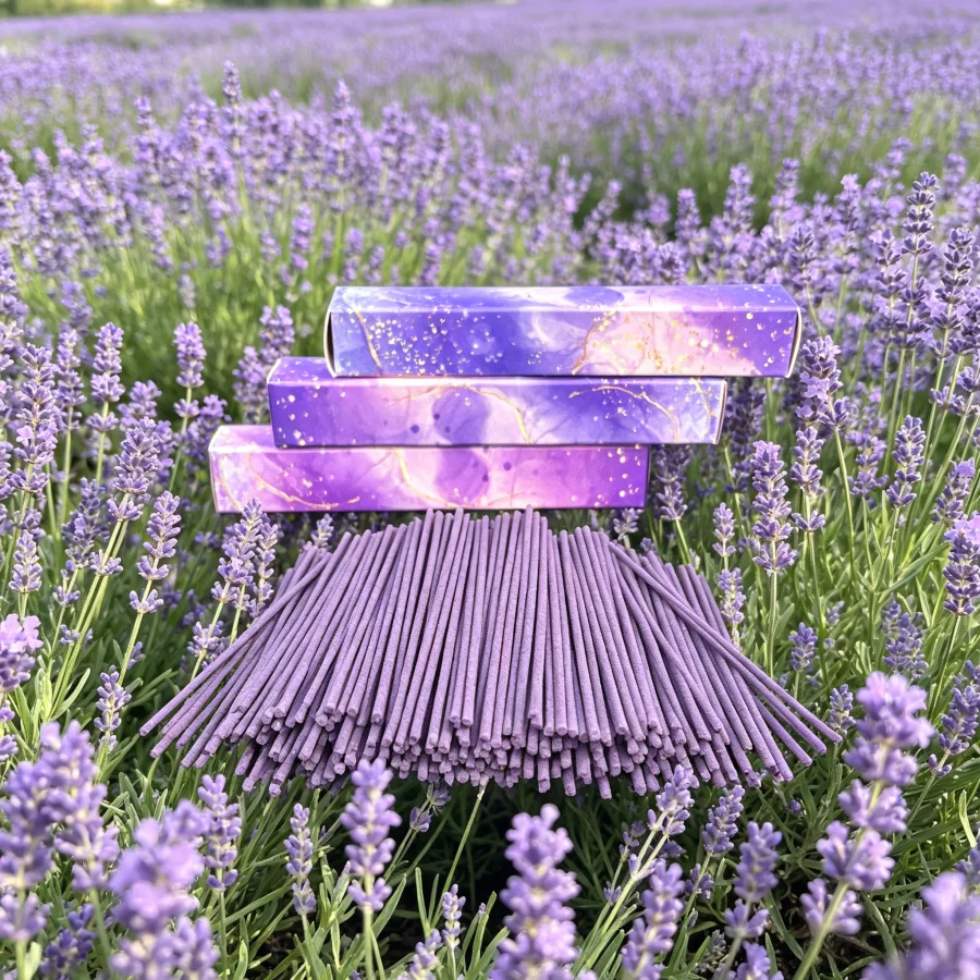 40/80/120 Lavender Oil Incense - Home Fragrance Gift Box 评论和价格