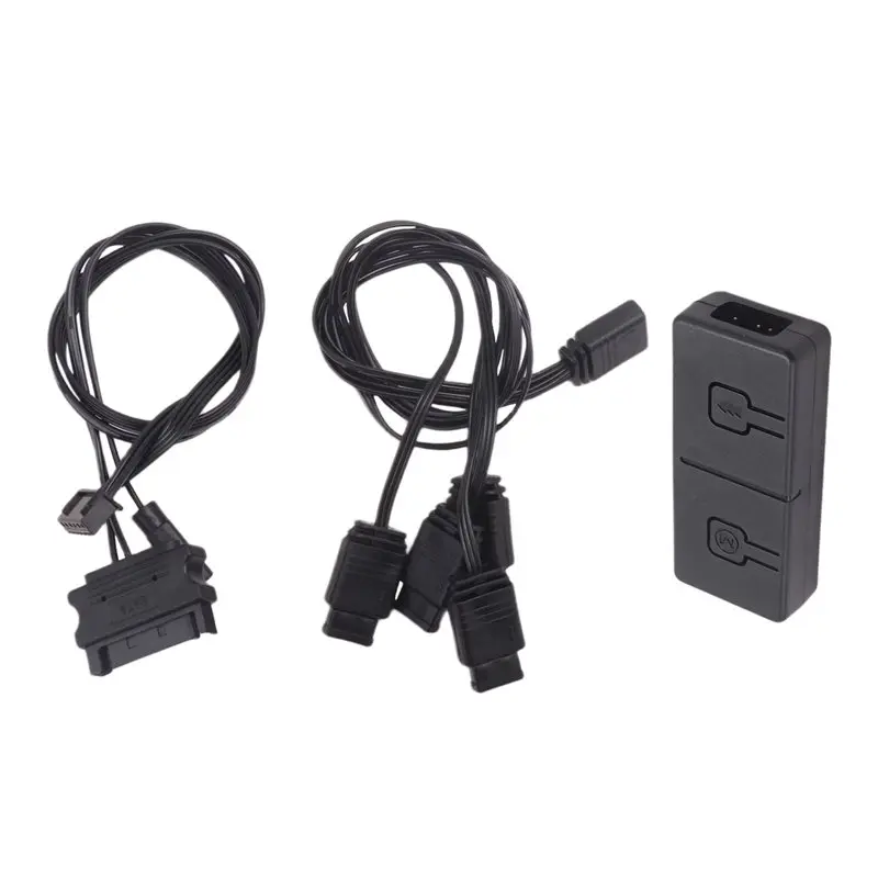 5V 3Pin ARGB To 12V 4 Pin RGB Converter 5V ARGB To 12V RGB Converter 5V 3Pin Manual Controller Best-Selling