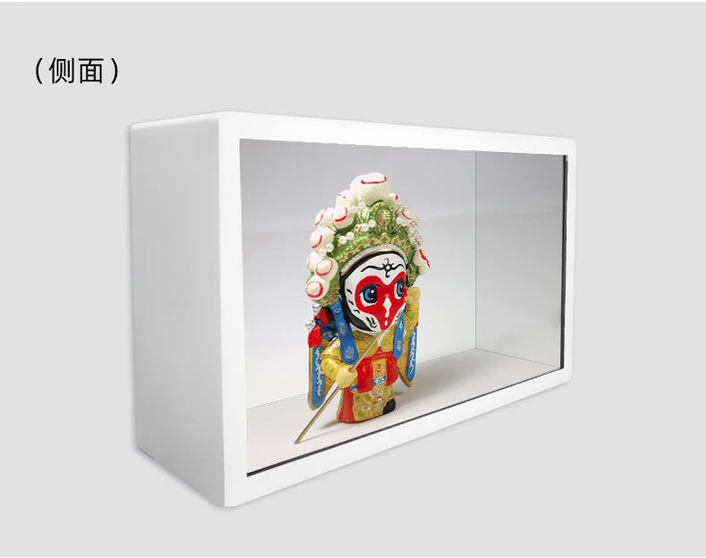 Customized 55 65 75 inch Touch Screen Showcase Transparent LCD Display Cabinet instruction lcd display screen