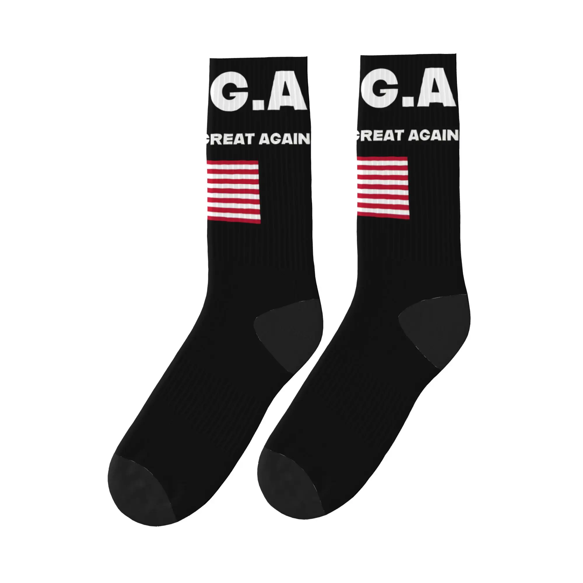 

MIGA Make Iran Great Again USA Funny Stockings Men Socks Soft Fashion Socks Winter Skateboard Anti Bacterial Printed Socks Gift