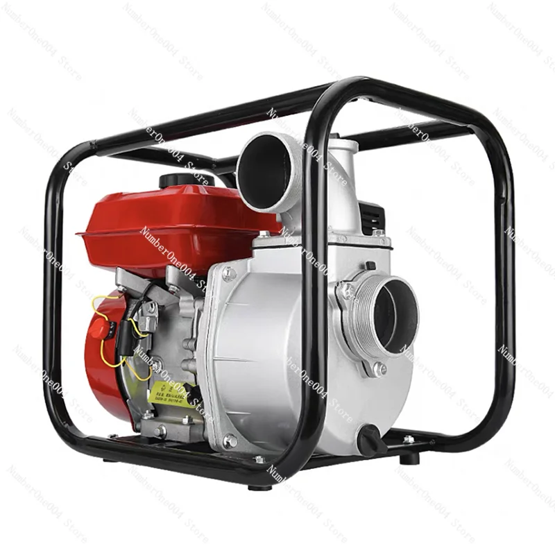 7.5HP Gasoline Engine Water Pump 2-Inch Agricultural Vegetable Garden Orchard Watering Machine Self-Priming Water Pump