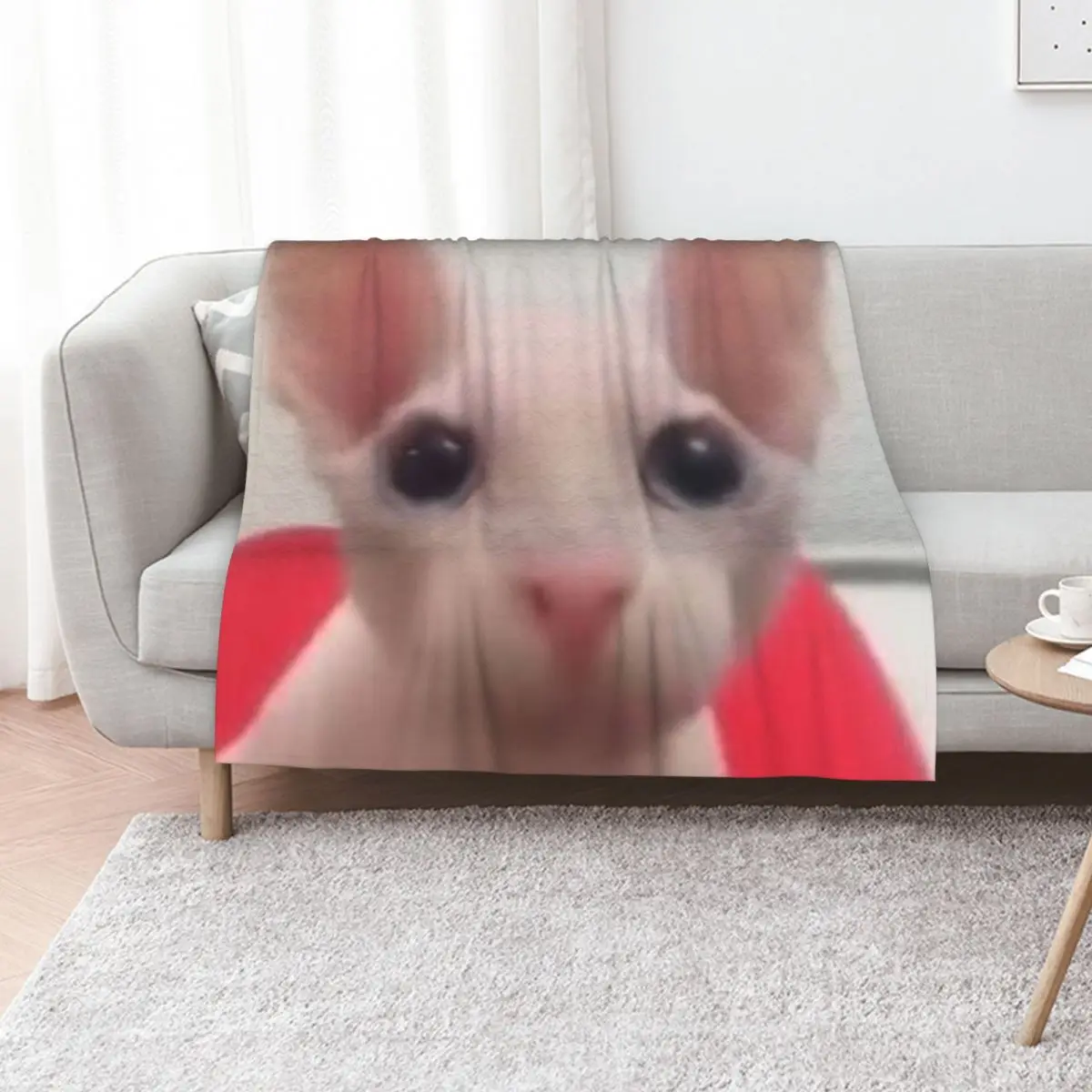 

bingus! Throw Blanket cosplay anime Soft Big Hair Personalized Gift Blankets