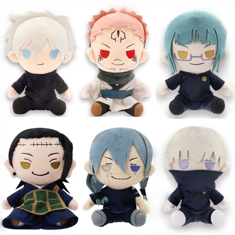 

New Anime Jujutsu Kaisen Ryomen Sukuna Suguru Geto Zenin Maki Plush For Girls Boys 18CM Kids Stuffed Toys Children Gifts