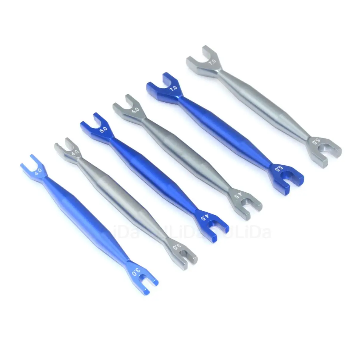 3-4mm 4.5-5mm 5.5-7mm Wrench Tools Open End Wrenches Double End Spanner Set For Traxxas TAMIYA HSP  1/8 1/10 1/16 Rc Car Boat