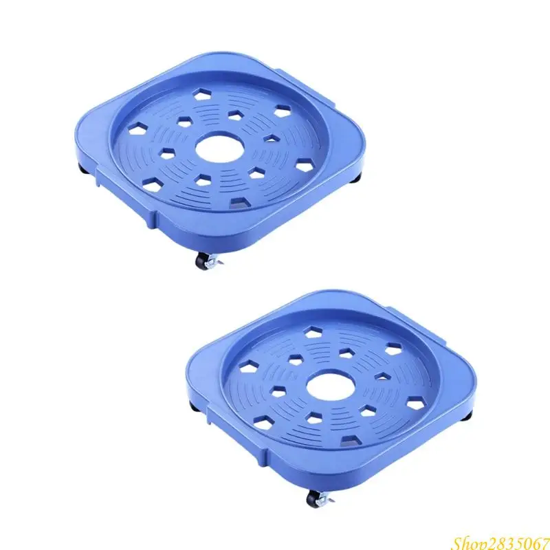 2 Pieces 360 Degree Rotating Propanes Cylinder Base Secure Brake Systems 831F