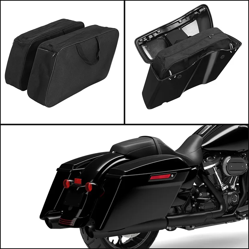 Saddlebag Liners Travel Trunk Bag Fit For Harley Touring Road King 1980-2024