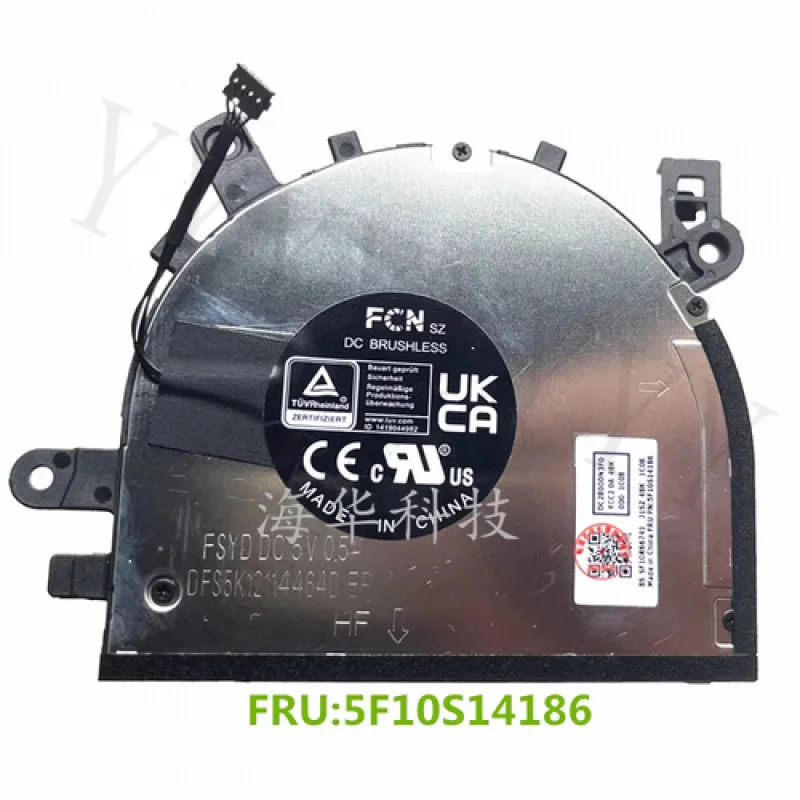 

Оригинальный охлаждающий вентилятор Q + для LENOVO Yoga 7 15ILL9-типа 83HM FSYD DC5V 5F10S14186