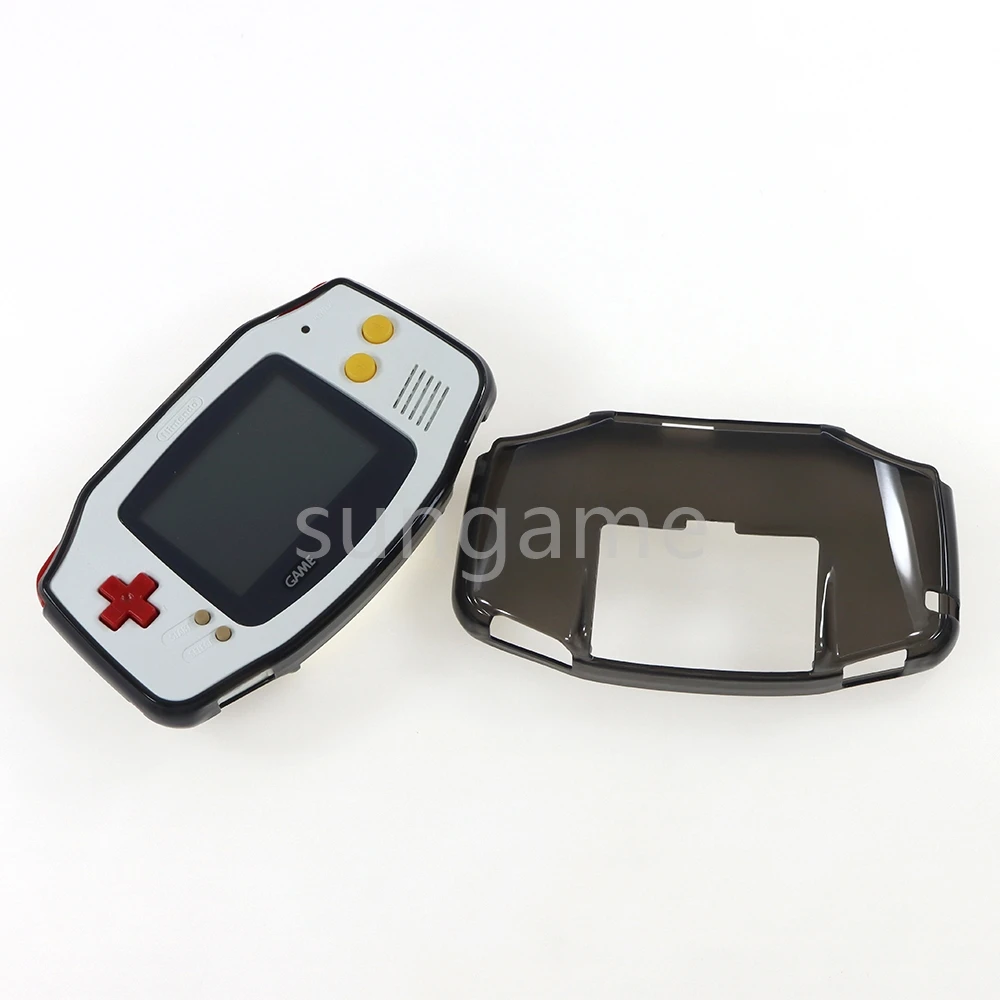 10pcs TPU Clear Transparent Protective Case Shell for Game Boy Advance GBA Console Cover