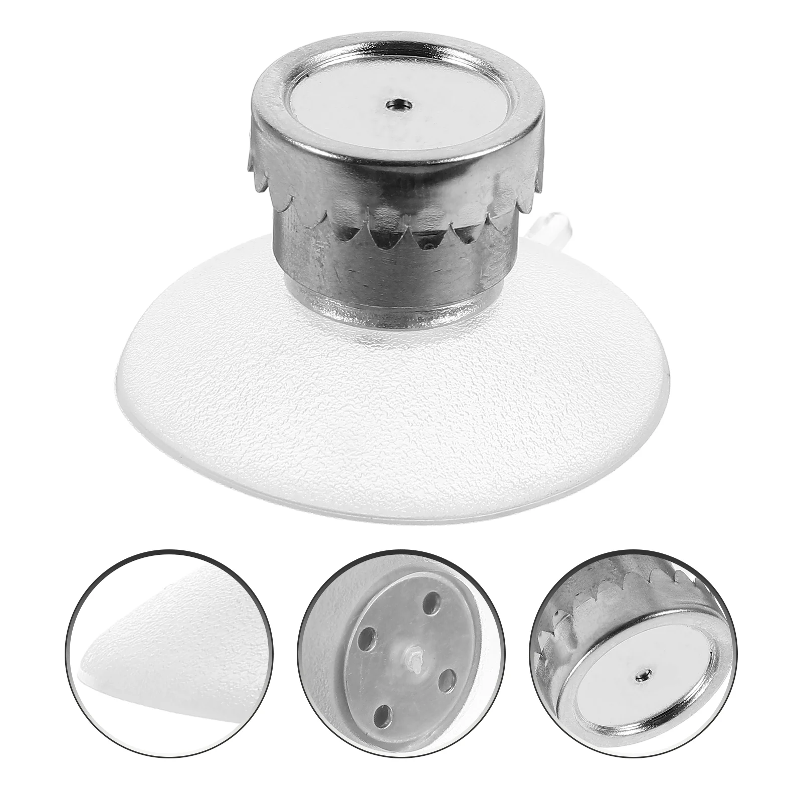 4 Set Soap No Punching Magnetic Holder for Wall Draining Caps Supplies Parts Kitchen Stand Bar Silver