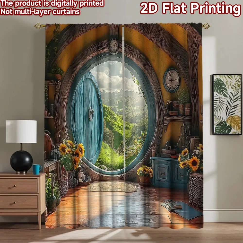 

1pc 2D flat Photography Backdrop Popular Scene Backdrop Cozy Sunlit Room 100% Polyester Anniversary for Holiday decorations for