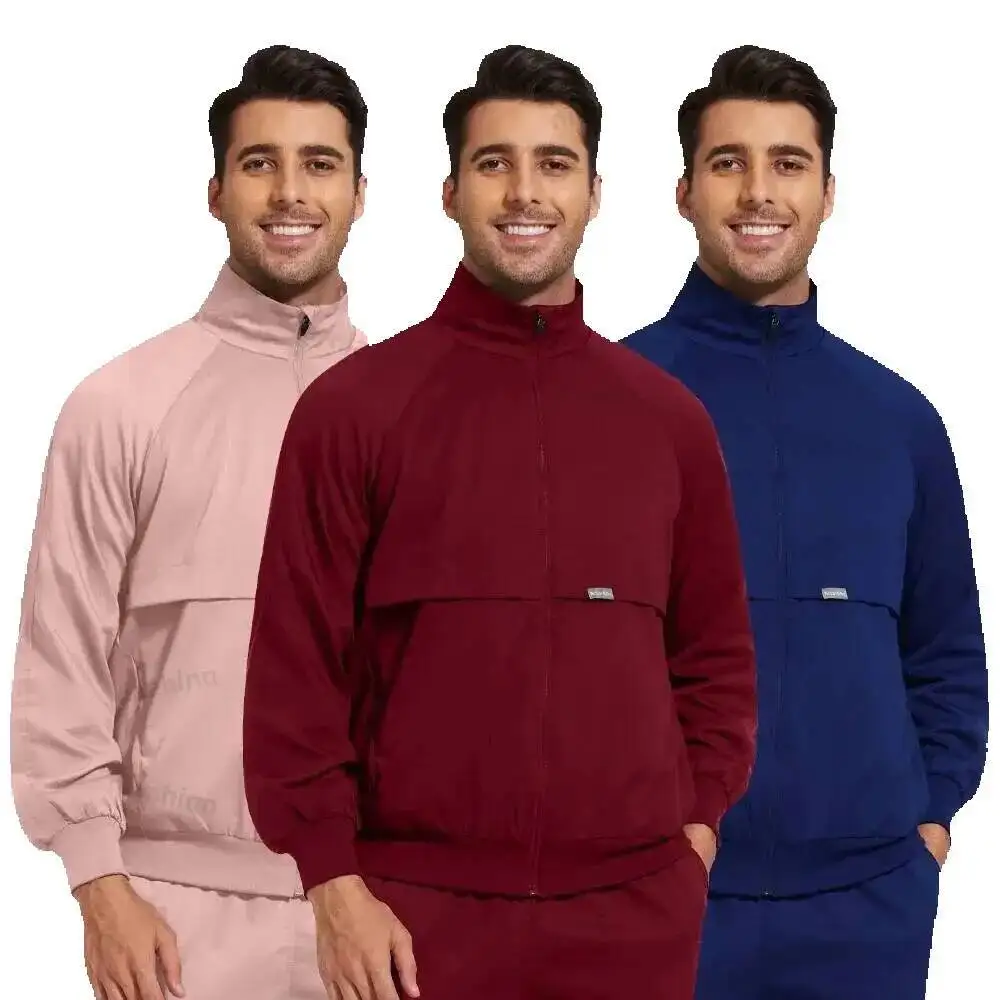 

Оптовая продажа, медицинские куртки для мужчин и женщин, стоматологическая клиника, красота домашних животных, ветеринарная рабочая одежда, однотонный скраб для медсестры, топ