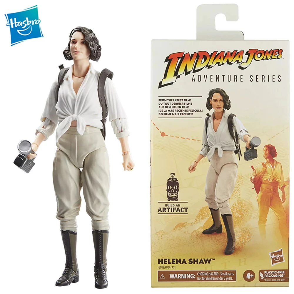 In-Stock Hasbro Indiana Jones Adventure Series Helena Shaw (Dial of Destiny) 15cm Collectible Action Figure Model Gift Toys