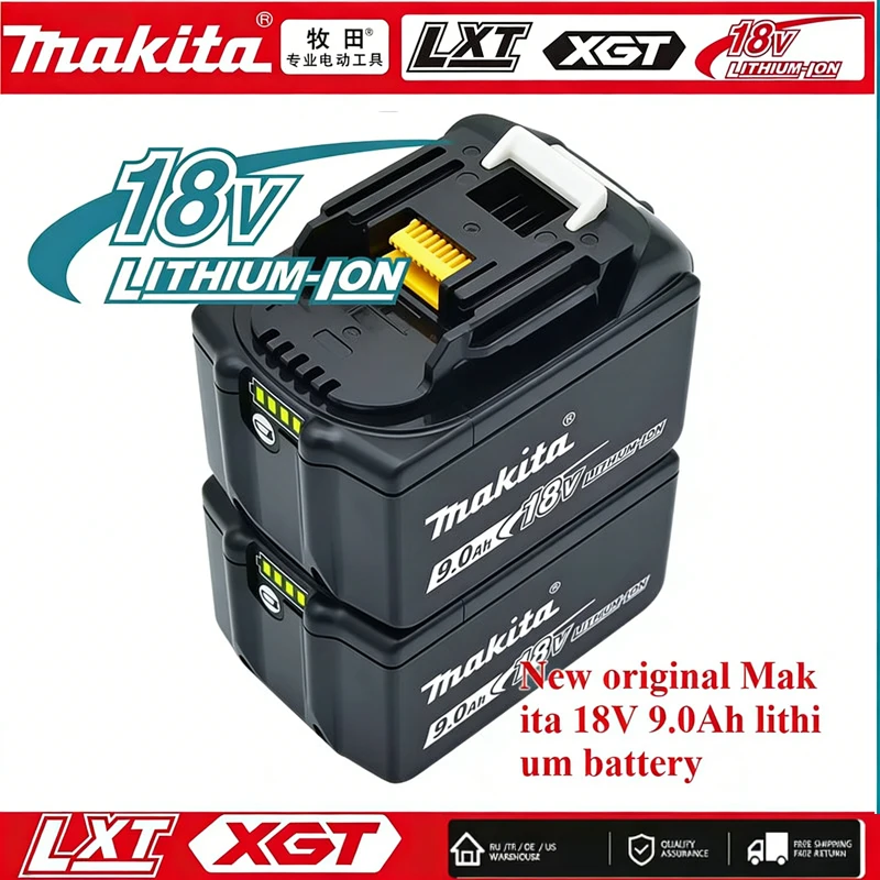 

Makita 100% Original 18V 5/6/9Ah large capacity battery suitable for angle grinder Powerful Tool Battery +charger+electric drill