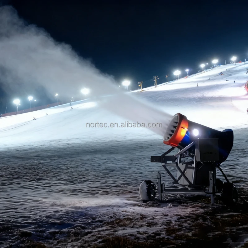 منتجع التزلج المدافع الاصطناعي الشتاء آلات صنع الثلوج ذات درجة حرارة منخفضة عالية الكفاءة إنتاج الملعب #1