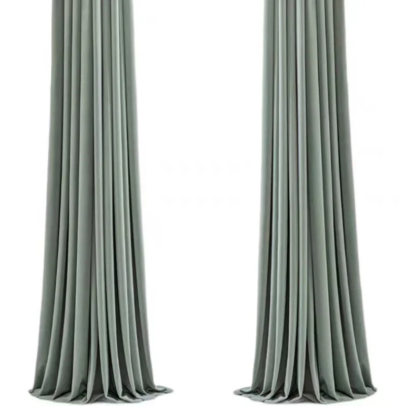 

Curtain blackout light luxury bedroom living room bay window simple modern velvet high-end velvet