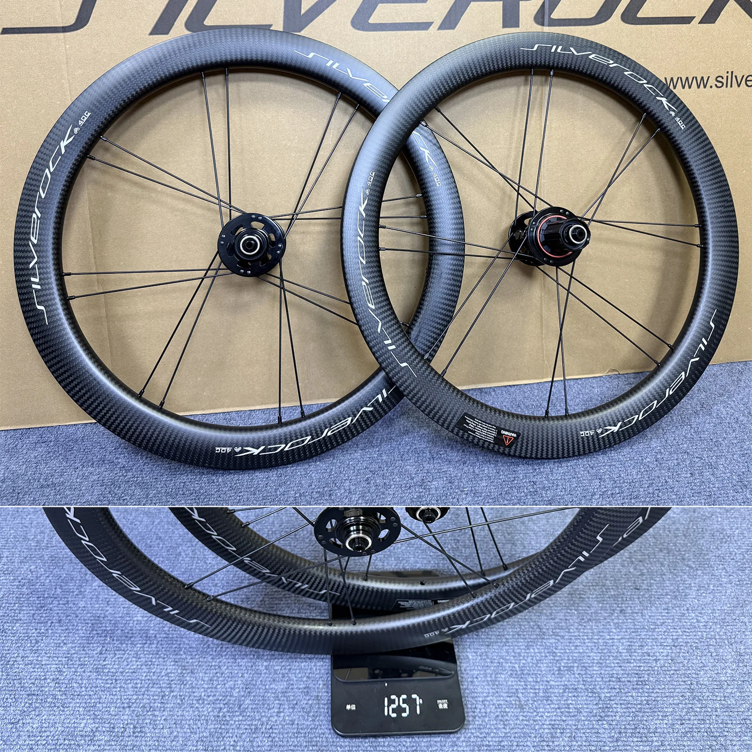 SILVEROCK SR40C-HUB001 Carbonräder 20 1 1/8 Zoll 451 Scheibenbremse für AIRA FNHON D8 KONE Minivelo Faltrad Laufradsatz – Detail 8