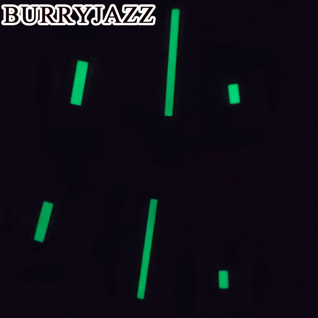BURRYJAZZ NH35 NH36 NH38 7S26 7S36 4R35 4R36 Watch Hands Black Silver Gold Rose GoldHands Green Luminous
