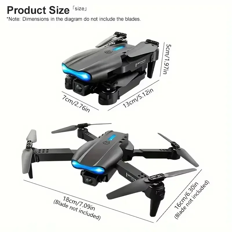 Новый E99Pro RC Drone 4K Professinal с широкоугольной HD-камерой 1080P, складной вертолет, WIFI, FPV, удержание высоты, подарочная игрушка