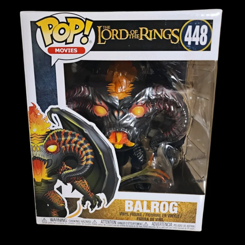Funko Pop! Original El Señor de los Anillos: Balrog de 6 pulgadas # Figura de Vinilo 448, Modelo Coleccionable de Película, Adorno de Escritorio, Juguete, Regalo