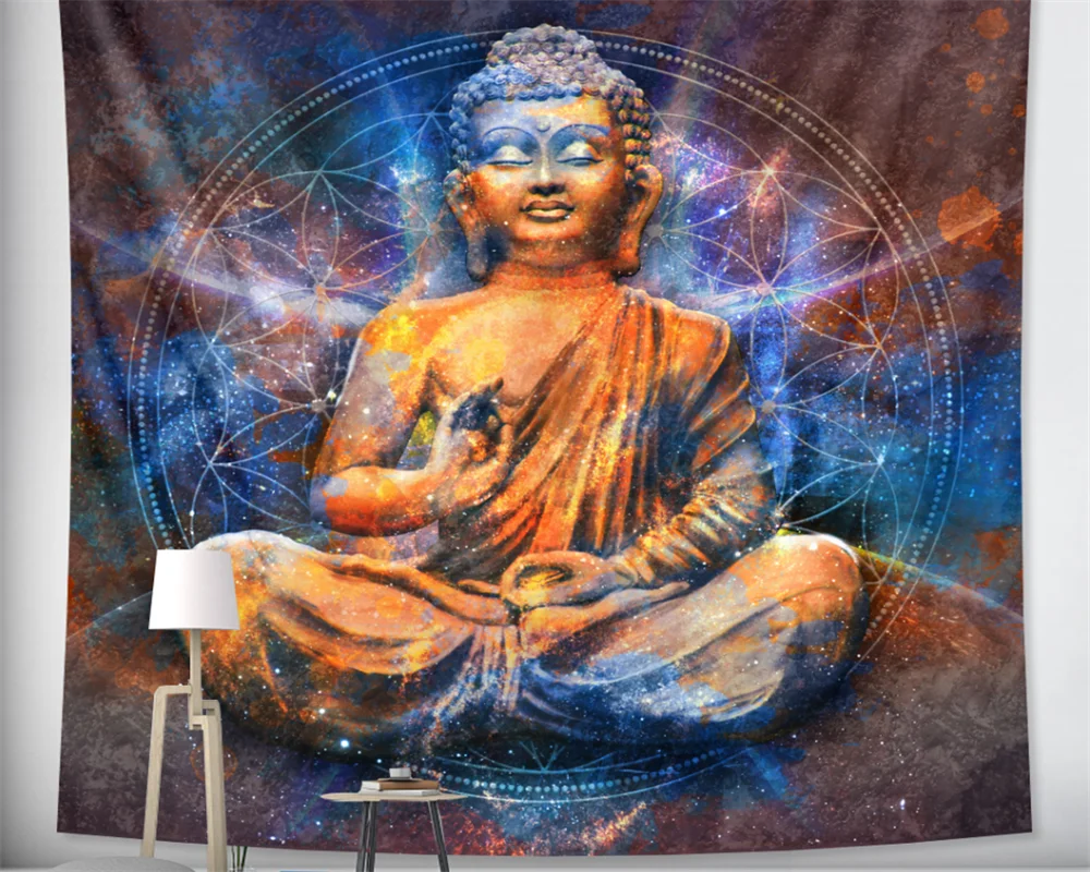 

Beibehang пользовательские современные новые обои для спальни, гостиной, влагостойкие шелковистые обои с изображением Будды, papel de parede papier peint