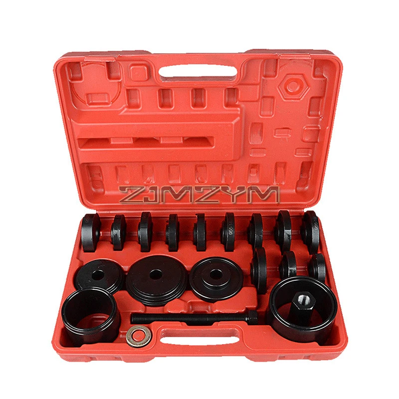 Wheel Bearing Press Kit for Front Wheel Drive Bearing Removal & Install, 23pcs Wheel Bearing Puller Tool Set with Sliding Screws