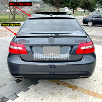 For Mercedes Benz E Class W212 E180 E200 E260 E300 E320 Sedan 4 Door Rear Window Roof Car Spoiler Wings Decoration Accessories